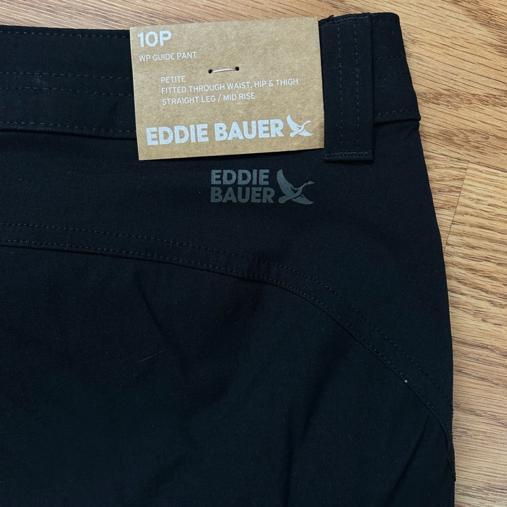 NWT Eddie Bauer Women’s Pro Hiking Pants Black Size 10 Petite - Picture 8 of 8